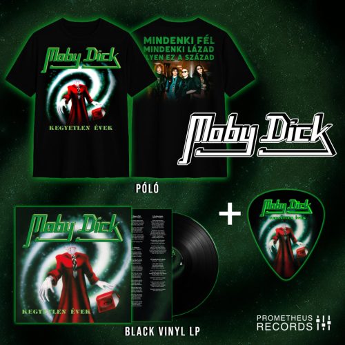 Moby Dick - Kegyetlen évek csomag (LP + póló M + pengető) 