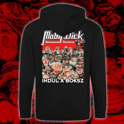Moby Dick - Indul a boksz cipzáras pulóver